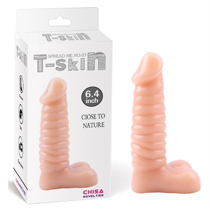 Dildo Spread Me N7 T-Skin 6.4 Flesh - CN-103012221 - Teknashop Ltd
