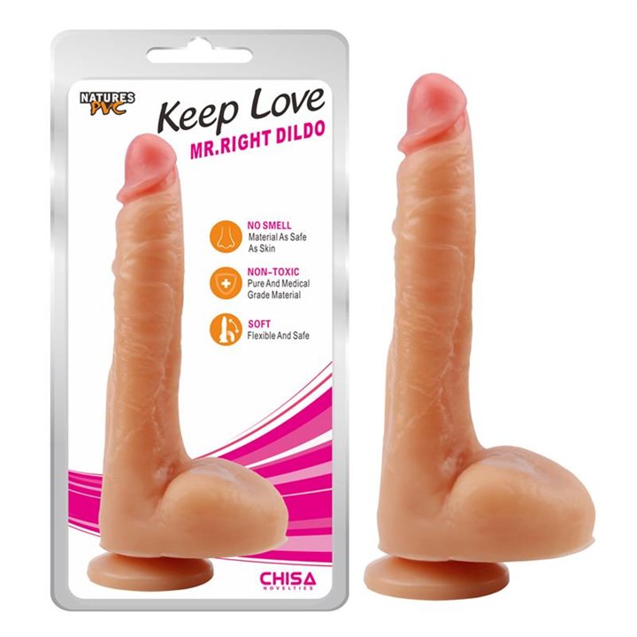 Dildo Mr.Right 10 Flesh - CN-101714794 - Teknashop Ltd