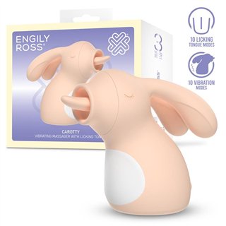 Carotty Massager with Vibration and Licking Tongue - ER00164 - Teknashop Ltd