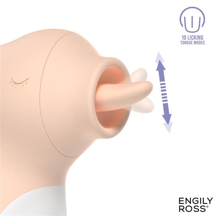 Carotty Massager with Vibration and Licking Tongue - ER00164 - Teknashop Ltd