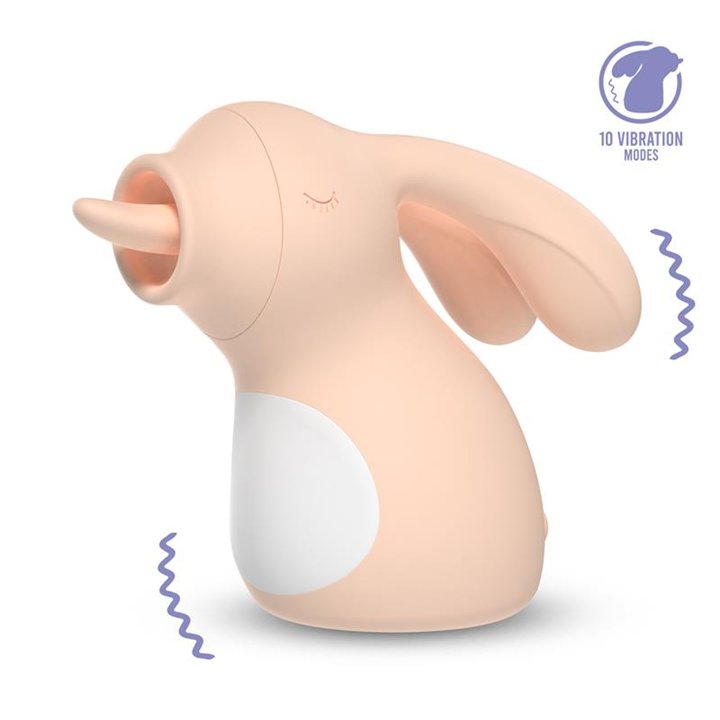 Carotty Massager with Vibration and Licking Tongue - ER00164 - Teknashop Ltd