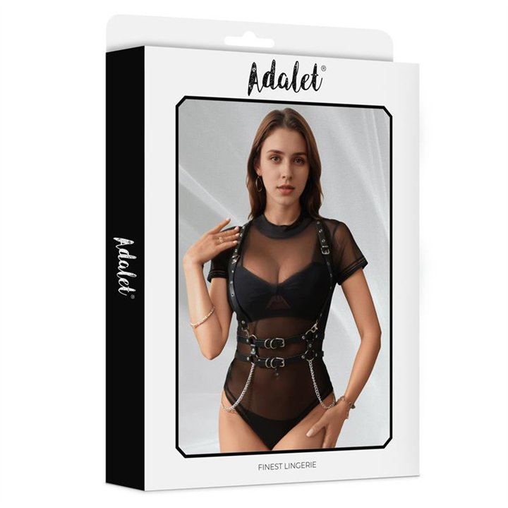 Brenda  Harness with Chain One size - A-038 - Teknashop Ltd