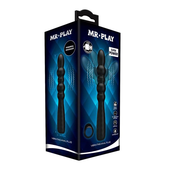 Flexible Anal Vibrator - BI-014758-1-MR - Teknashop Ltd