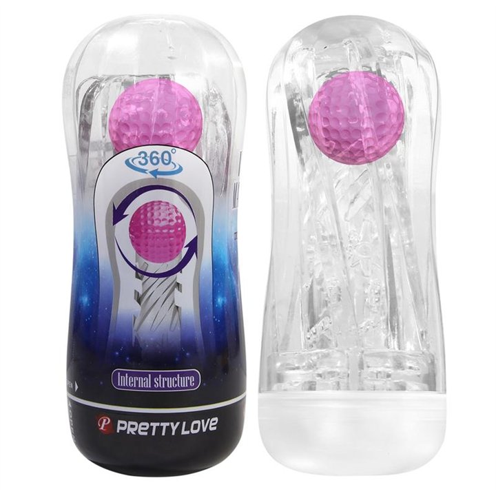 Masturbator Cup with Magic Ball - BM-00900T102 - Teknashop Ltd