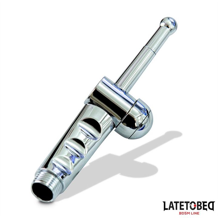 Anal Shower with Closing System Chrome - 8436615007295 - Teknashop Ltd