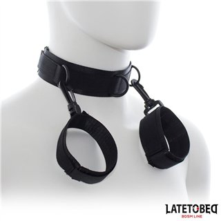 Collar with Wrist Restraints Nylon - 8436615007394 - Teknashop Ltd
