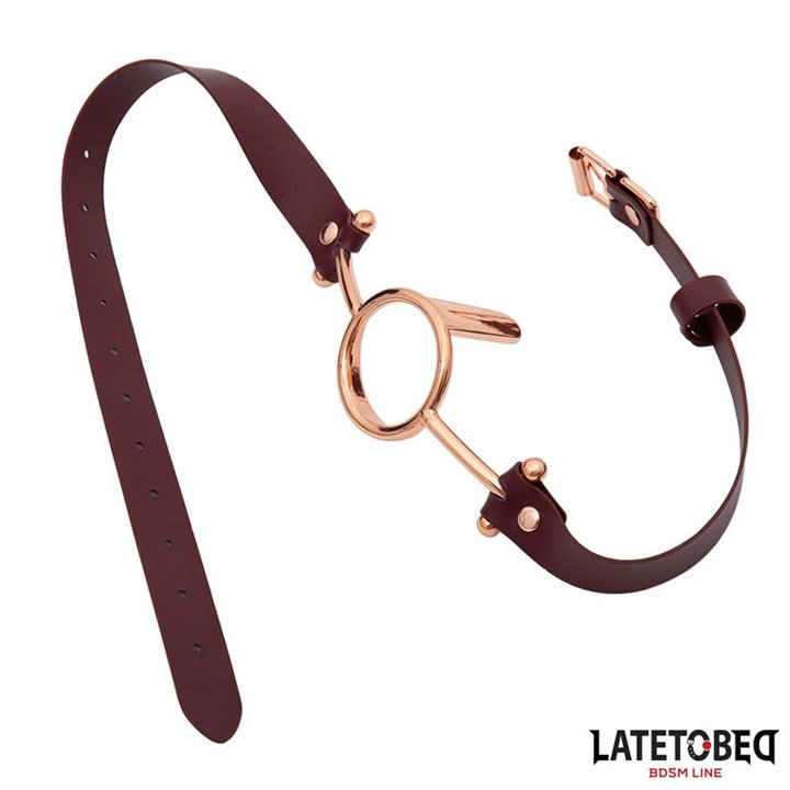 Leather O Ring Gag - 8436615007417 - Teknashop Ltd