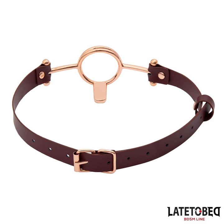 Leather O Ring Gag - 8436615007417 - Teknashop Ltd