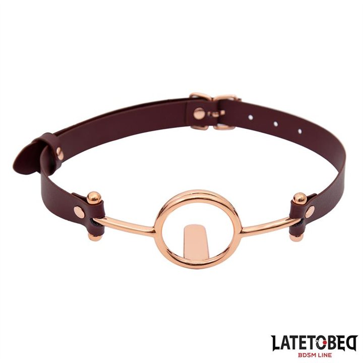 Leather O Ring Gag - 8436615007417 - Teknashop Ltd