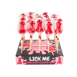 Display Cherry Lollipops Spicy Warming Effect 40 pcs - F9970 - Teknashop Ltd
