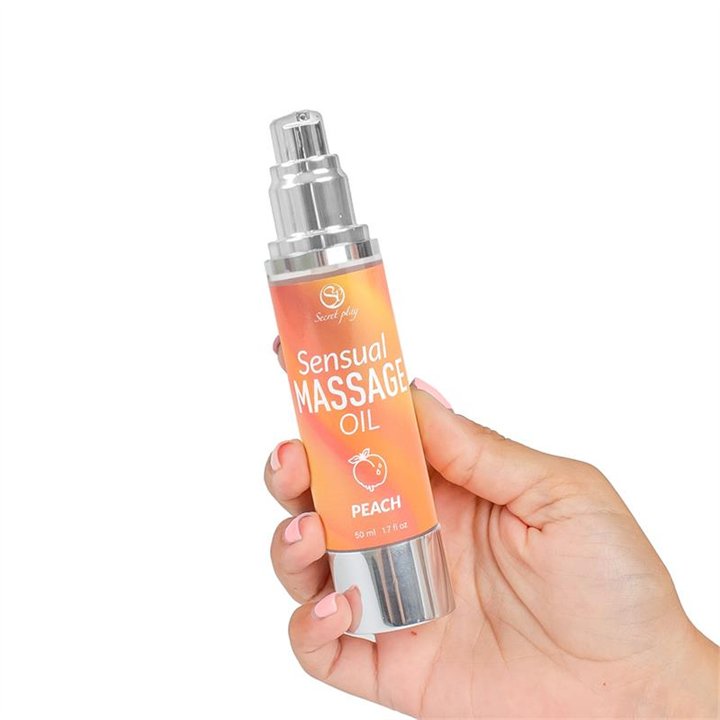 Sensual Massage Oil Peach 50 ml. - F3741-01 - Teknashop Ltd