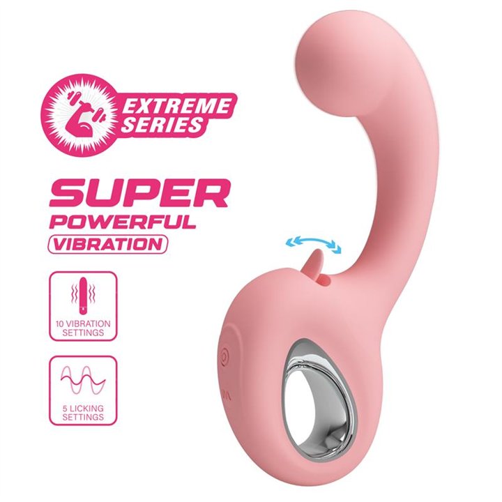 Erynnyes Vibrator with Licking - BI-300104 - Teknashop Ltd