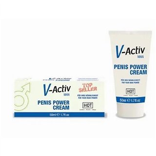 Hot V-Activ Penis Power Cream for Men 50 ml - 4042342000382 - Teknashop Ltd