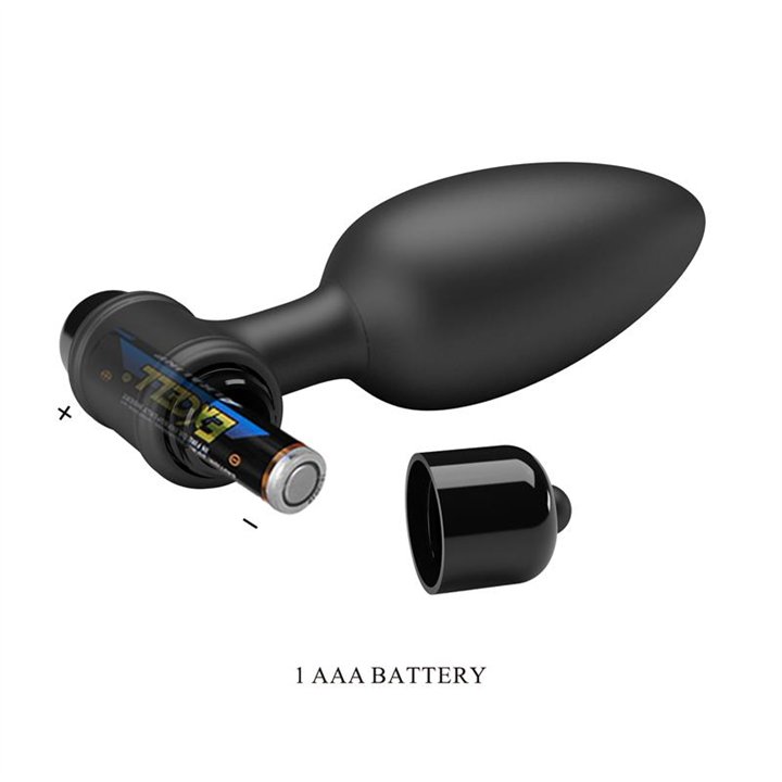 Vibrating Anal Plug - BI-040107-MR - Teknashop Ltd