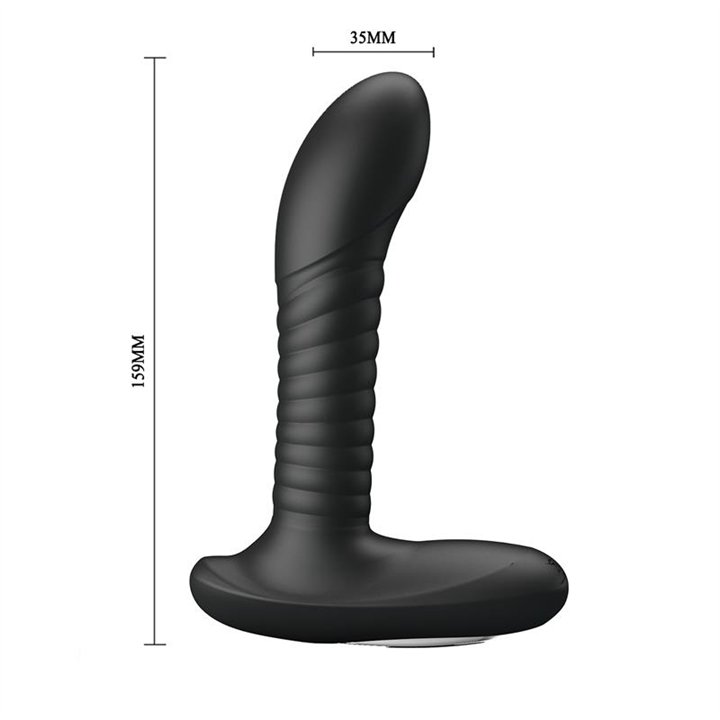 Prostate Massager with Vibration and Rotating Balls - BI-040065-1-MR - Teknashop Ltd