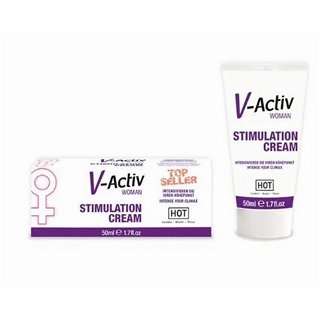 Hot V-Activ Stimulation Cream for Women 50 ml - 4042342000399 - Teknashop Ltd