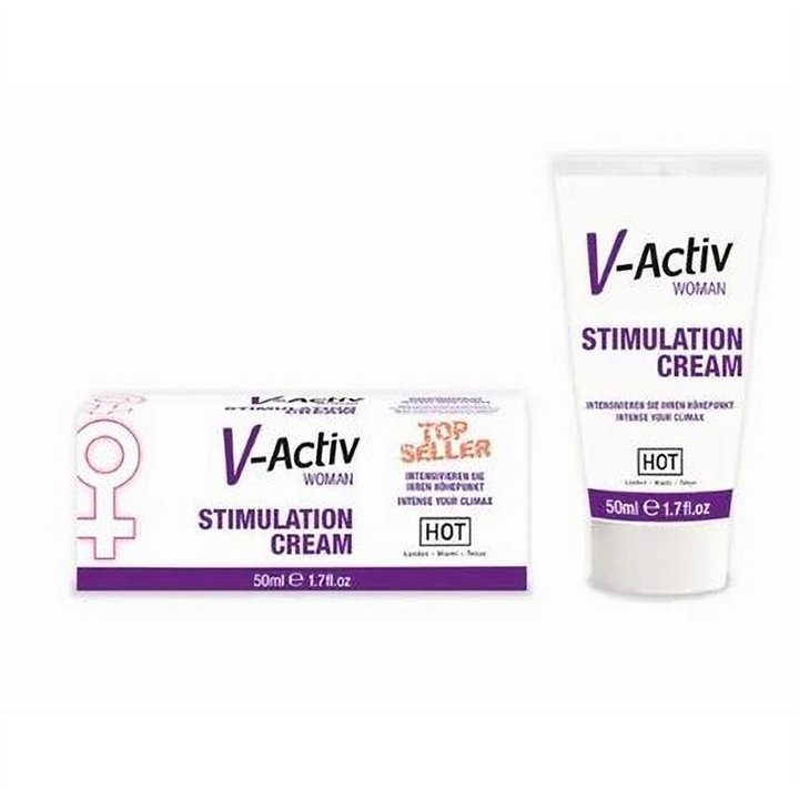 Hot V-Activ Stimulation Cream for Women 50 ml - 4042342000399 - Teknashop Ltd