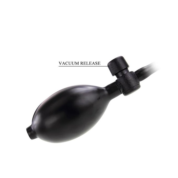 Inflatable Anal Plug with Internal Ball Weight - BI-040096Q-MR - Teknashop Ltd