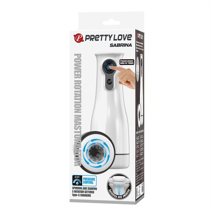 Sabrina Masturbator with Rotation - BM-00900T101 - Teknashop Ltd