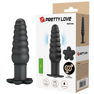 Imron Vibrating Anal Plug - BI-040203 - Teknashop Ltd