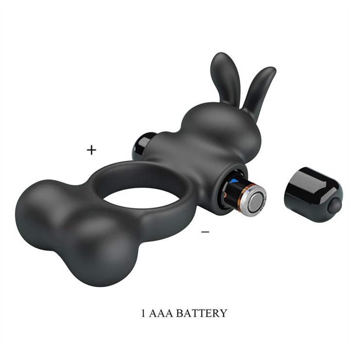 Yusuf Vibrating Penis Ring with Steel Beads 2x33gr - BI-210346 - Teknashop Ltd