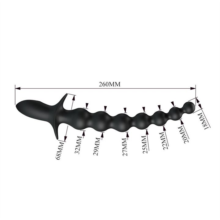 Rigdon Anal Beads with Vibration - BW-500084 - Teknashop Ltd