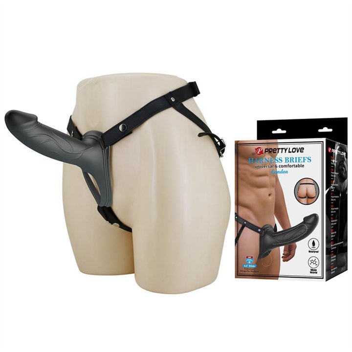 London Universal Strap-On Harness with Hollow Dildo 6.6 - BW-022108 - Teknashop Ltd