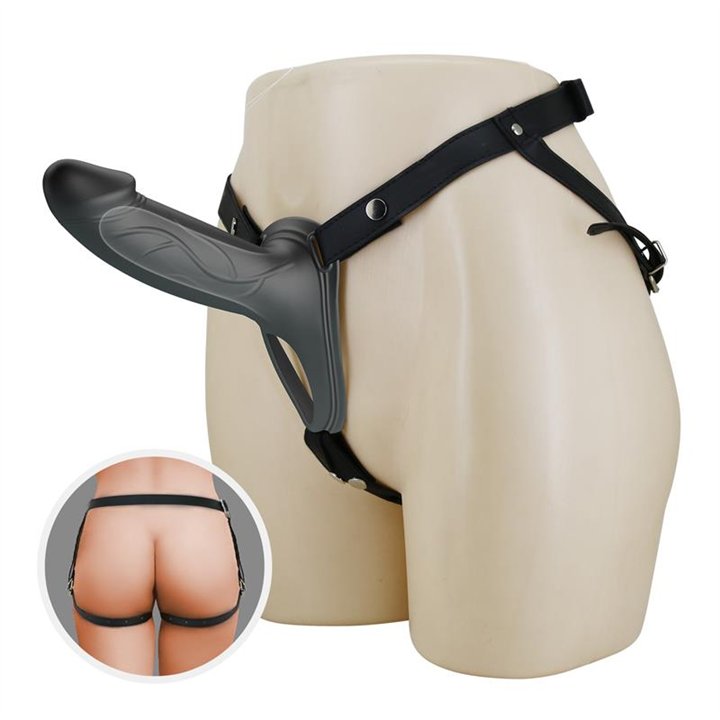 London Universal Strap-On Harness with Hollow Dildo 6.6 - BW-022108 - Teknashop Ltd