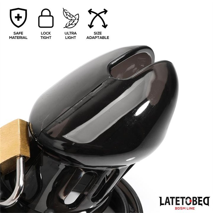 Chastity Penis Cage Short Black - 8436626090064 - Teknashop Ltd