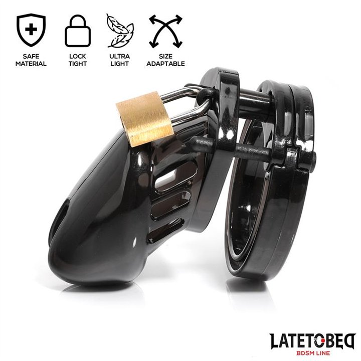 Chastity Penis Cage Short Black - 8436626090064 - Teknashop Ltd
