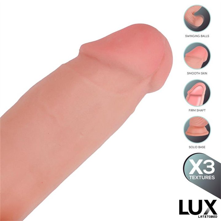 Paul Triple Density Dildo with Swinging Balls 8.2 - LX-800 - Teknashop Ltd