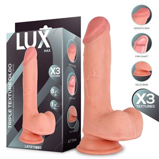 Max Triple Density Dildo with Balls 8.2 - LX-798 - Teknashop Ltd