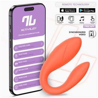 Couple Toy with App Flexible Silicone Salmon - IN-477 - Teknashop Ltd