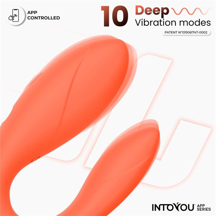 Couple Toy with App Flexible Silicone Salmon - IN-477 - Teknashop Ltd