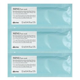 Set, Davines, Minu, Hair Treatment Cream Mask, Illuminating, 12 pcs, 12 ml - Teknashop Ltd