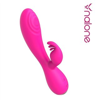 Magic Stick Rabbit Vibe with Pulsation Fuchsia - CS-A008-5 - Teknashop Ltd