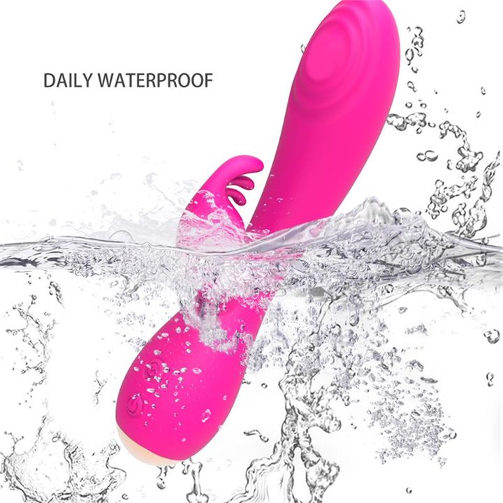Magic Stick Rabbit Vibe with Pulsation Fuchsia - CS-A008-5 - Teknashop Ltd