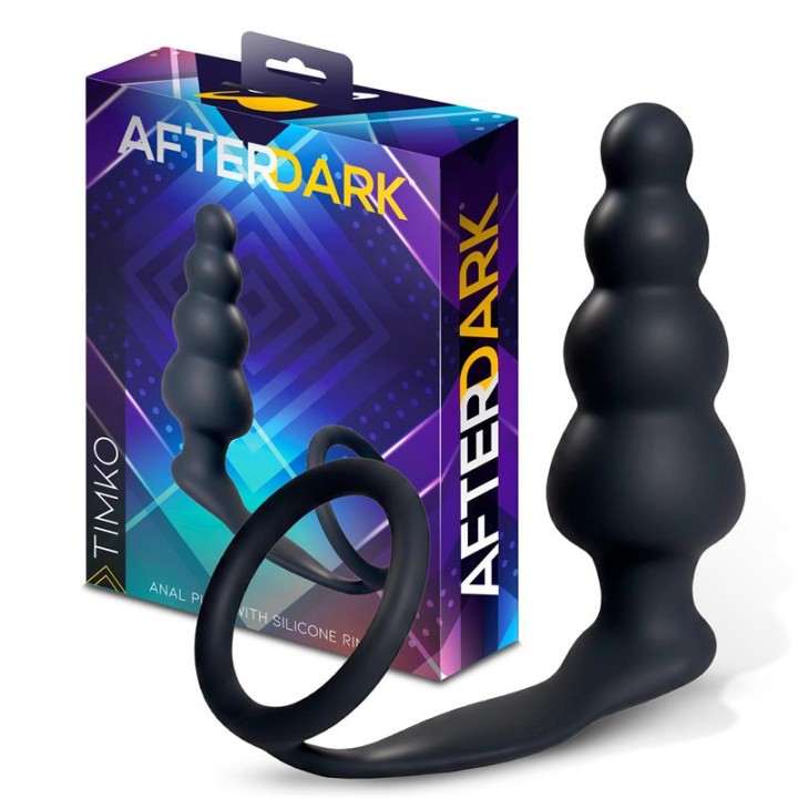 Timko Anal Plug with Silicone Ring - AD-118 - Teknashop Ltd
