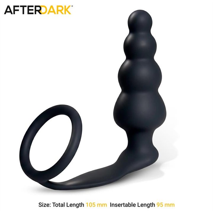 Timko Anal Plug with Silicone Ring - AD-118 - Teknashop Ltd