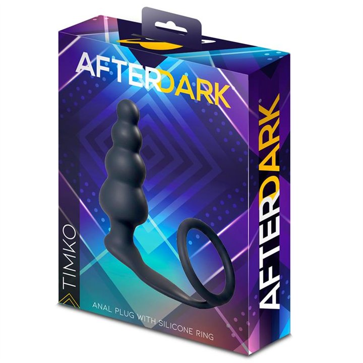 Timko Anal Plug with Silicone Ring - AD-118 - Teknashop Ltd