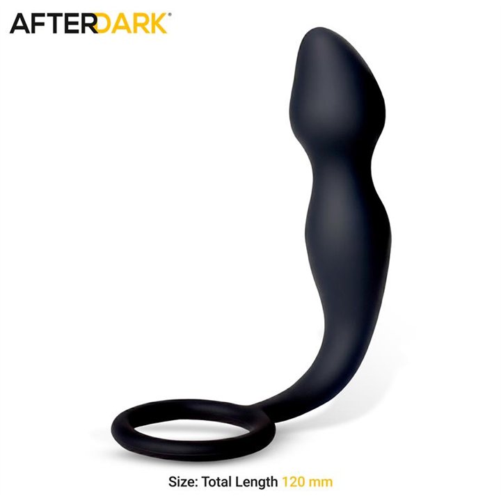 Johan Anal Plug with Silicone Ring - AD-121 - Teknashop Ltd