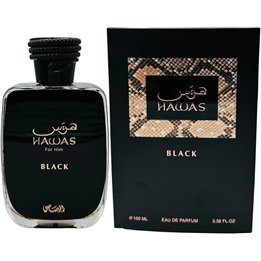 Rasasi, Hawas Black, Eau De Parfum, For Men, 100 ml - Teknashop Ltd
