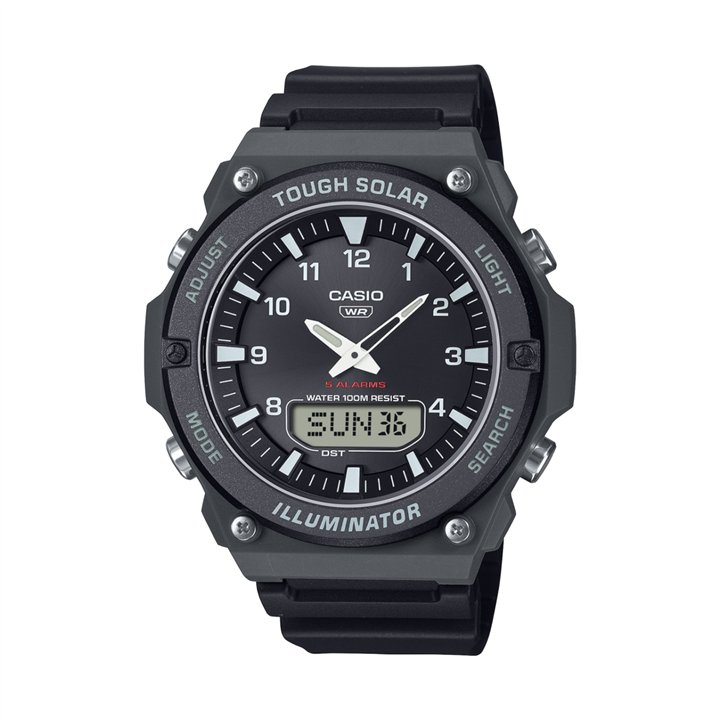 CASIO COLLECTION Mod. TOUGH SOLAR - BLACK - WW.AQ-S820W-1AVEF - Teknashop Ltd