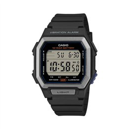 CASIO COLLECTION Mod. ILLUMINATOR 10 YEARS BATTERY - BLACK - WW.W-738H-1AVEF - Teknashop Ltd
