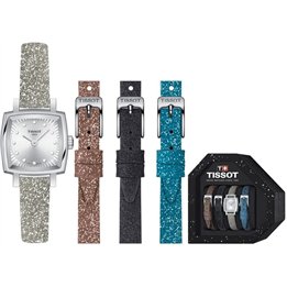 TISSOT Mod. LOVELY W-Diamonds Special pack + 3 extra straps - WW.T0581091703602 - Teknashop Ltd