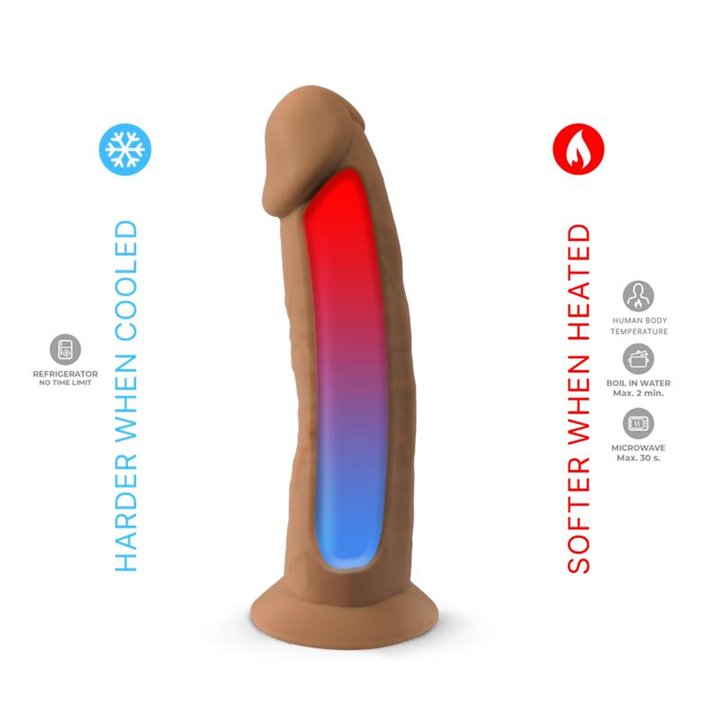 Dildo Dual Density Mod. 2 - 7.5 Caramel - SD-220666 - Teknashop Ltd