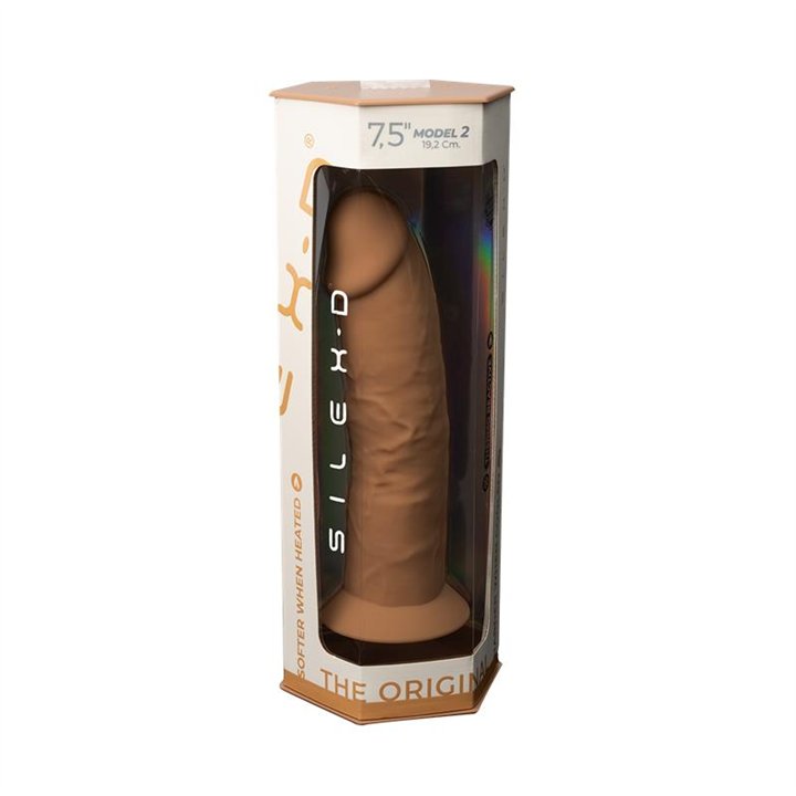 Dildo Dual Density Mod. 2 - 7.5 Caramel - SD-220666 - Teknashop Ltd