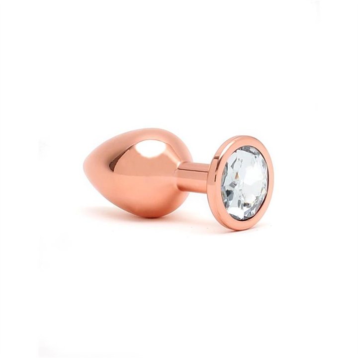Pisa Butt Plug with Jewel Pisa Rose Gold - R2568 - Teknashop Ltd