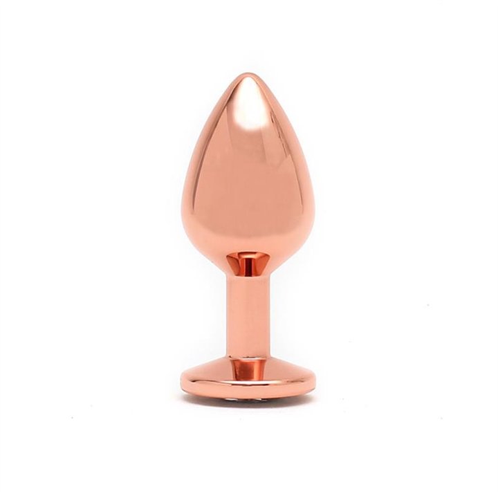 Pisa Butt Plug with Jewel Pisa Rose Gold - R2568 - Teknashop Ltd