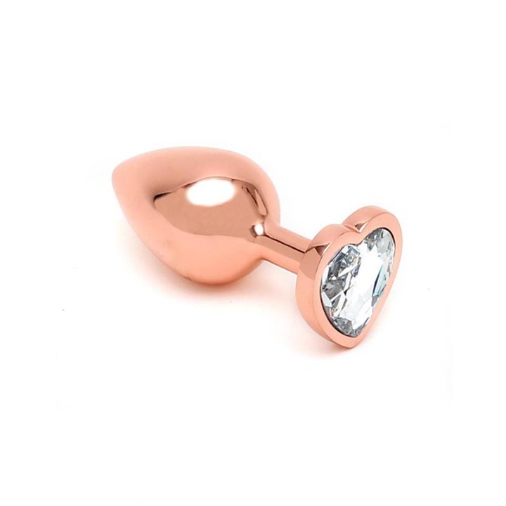 Pisa Heart Shaped Butt Plug Rose Gold - R2569 - Teknashop Ltd